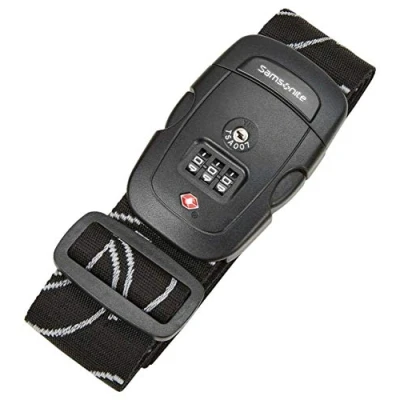 Imagen de Samsonite Travel Sentry Correa de Equipaje combinada 3 esferas, Black, Combination Lock,