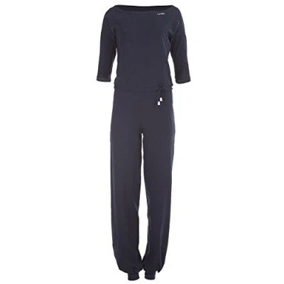 Imagen de Winshape WTE9 3/4 de Brazo Jumpsuit wjs2, Fitness Tiempo Libre Deporte Yoga Pilates Jumpsuit, Todo el año, Mujer, Color Night Blue, tamaño S Largo