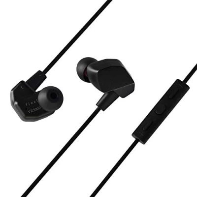 Imagen de final VR3000 Auriculares para Juegos inmersivos y espaciosos, de Aventura en Mundo Abierto, Realidad Virtual entornos Juego espaciales, micrófono Controles línea, Color Negro
