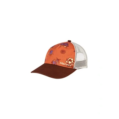 Imagen de Marmot Alpine Soft Mesh Trucker, Gorra de béisbol, con protección UV, Ajustable, para Actividades en el Exterior, Deportes y Viajes, Amber DJ Javier, S/M