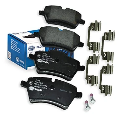 Imagen de HELLA 8DB 355 012 341 Juego de pastillas freno preparado para indicador desgaste con accesorios MINI: Hatchback, Cabrio, Coupé