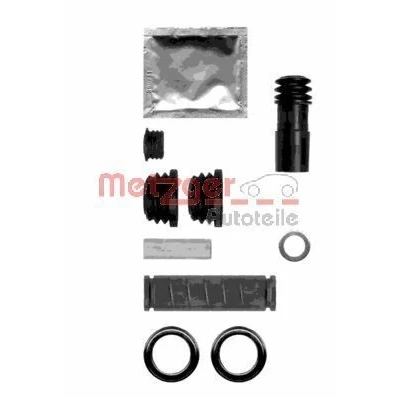 Imagen de METZGER 113 1360X Juego de casquillos guía, pinza freno con perno guía adicional CITROËN: Saxo Hatchback, AX, PEUGEOT: 106 II Hatchback