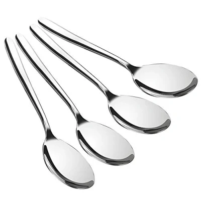Imagen de Yarebest Cuchara para Servir Acero Inoxidable, 4 Piezas Grande