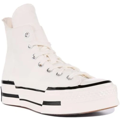 Imagen de Converse Lifestyle Chuck PLUS Zapatillas altas, Mujer, Talla: 39, Beige Tela