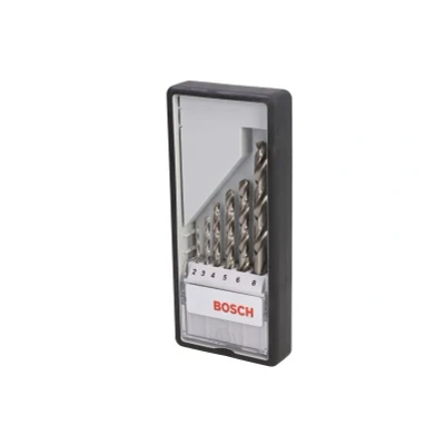 Imagen de Bosch Professional Set de 6 brocas para metal HSS G (Ø 2 8 mm, Robust Line, Accesorios taladro)