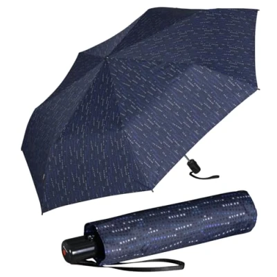 Imagen de Knirps Paraguas plegable Slim Duomatic, azul dominó, 90 cm