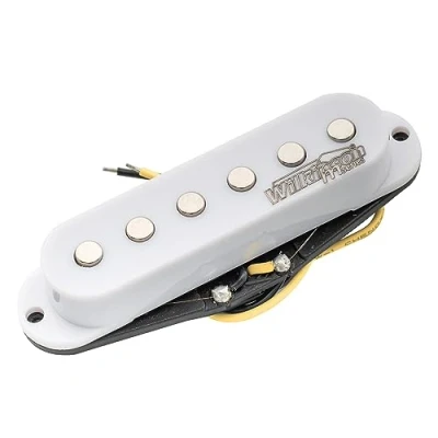 Imagen de Wilkinson High Output Cerámico Pastilla Single Coil Puente Pickup para Guitarra eléctrica tipo Strat, Blanco