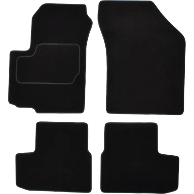 Imagen de MAMMOOTH A041 OPL25 PRM 01 Juego de alfombrillas suelo textil delante y detrás 4 negro