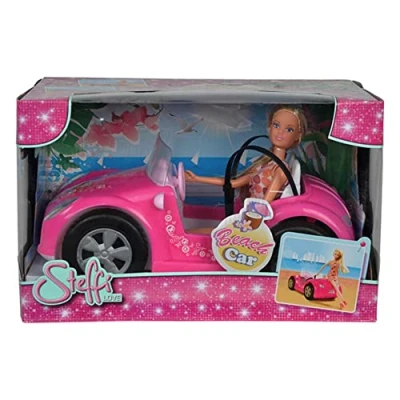 Imagen de Simba Steffi Love Muñeca con Coche de Playa, Multicolor (105738332)