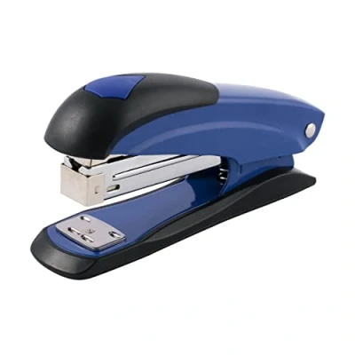Imagen de D.RECT 3019 engrapadora de metal, oficina, mesa, 30 hojas, para escritorio 104034, azul/negro