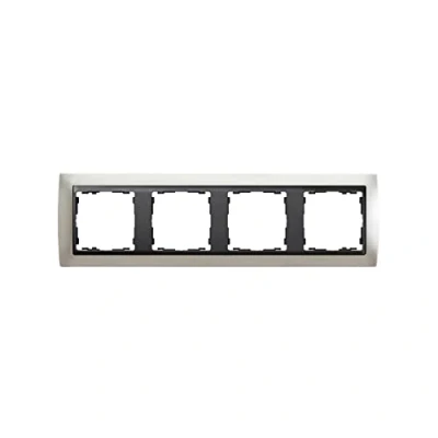 Imagen de Simon 82844 33 marco 4elem s 82 grafito metal noble alu mate Ref. 6558233162