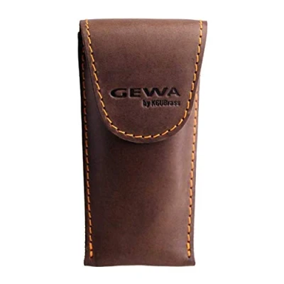 Imagen de Funda para boquilla Crazy Horse Trompeta marrón