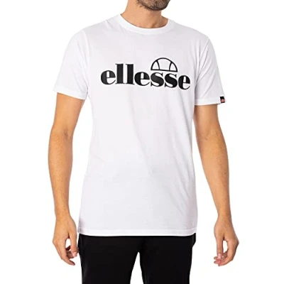 Imagen de Ellesse Fuenti Camiseta estampada, Hombre, Talla: XL, White