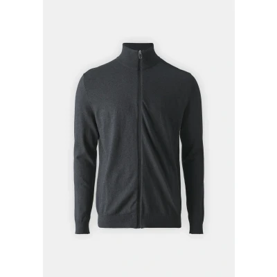 Imagen de Selected Homme BERG FULL ZIP B NOOS Chaqueta de punto, Hombre, Talla: Small, Antracit/melange