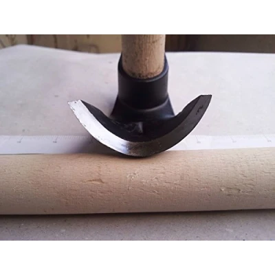 Imagen de Azuela curvada para madera, curva pequeña, acero 4150