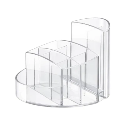 Imagen de Han Rondo Organizador de escritorio (9 compartimentos, 1140 x 109 140 mm), color transparente