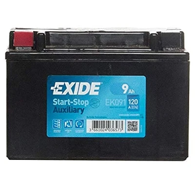 Imagen de BATERÍA 12V/9AH 120 CCA BATERÍAS AUXILIARES EK091