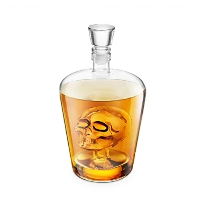 Imagen de Final Touch Brainfreeze Skull DECANTER Ideal For Vodka Whiskey, Scotch, Rum Tequila &amp; More Holds Up To 1 Litre (1000ml) FTA1864