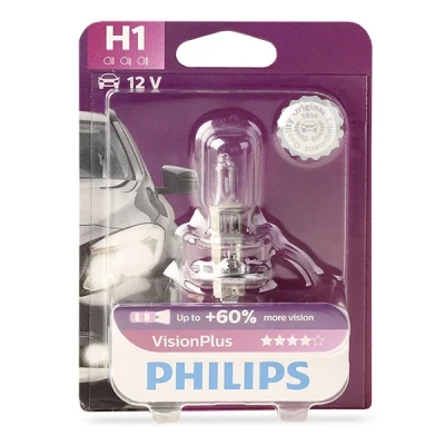 Imagen de Philips 12258VPB1 VisionPlus Bombilla H1 para faros delanteros