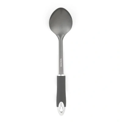 Imagen de Salter BW11066EU7 Cosmos Cuchara Para Servir Alimentos, Ideal Y Separar La Comida, Gancho Colgar Incluida, Fácil De Limpiar, Duradera, Hecho Acero Inoxidable, Gris Mate