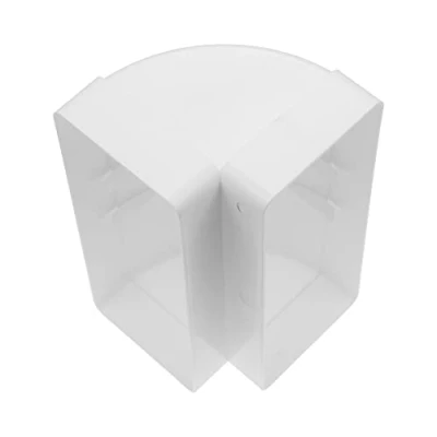 Imagen de Vent Systems 220 x 90 mm Hoja de tubo rectangular verticalmente para la conexión tubería. Ángulo: . Sistema ventilación, calefacción, enfriamiento.
