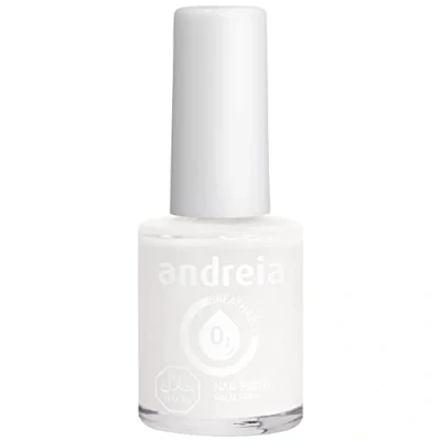 Imagen de Andreia Vernis Halal Esmalte de Uñas Vegano, Permeable y Transpirable que cumple con los requisitos Color B20 Perla Blanca Sombras Claro