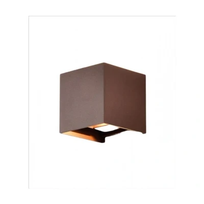 Imagen de Mantra Iluminación. Modelo DAVOS. Aplique de exterior cuadrado fabricado en aluminio acabado corten