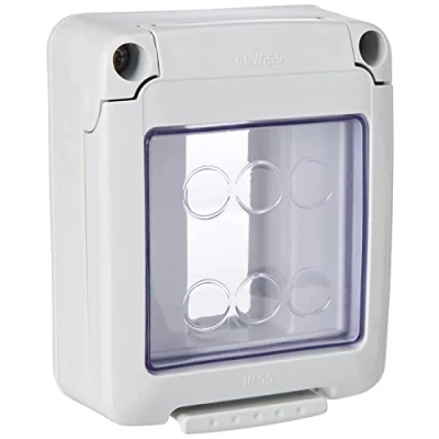 Imagen de Gewiss Tapa de Repuesto contenedor estaño IP 55 1 Plaza para Serie 27 Combi con Tornillos