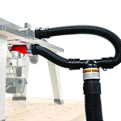Imagen de Milescraft 1501 Router de polvo Sistema completo recogida para mesas enrutador