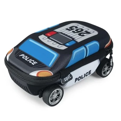Imagen de ZIPIT Estuche de Lápices Coche Policía/Cartuchera Gran Capacidad/Portatodo para la Escuela