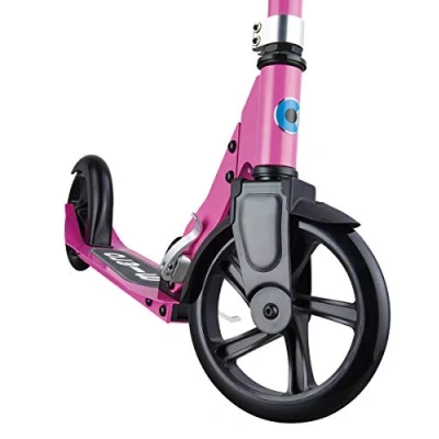 Imagen de Micro® Cruiser, Patinete 2 Ruedas Plegable Aluminio, +6 Años, Carga máx 100kg, Peso 4,5kg, Altura 74 89cm, 200mm Poliuretano. (Rosa)