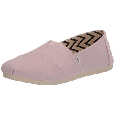 Imagen de TOMS Alpargata Heritage Canvas, Mocasines Planos Mujer, Lila claro, 35.5 EU