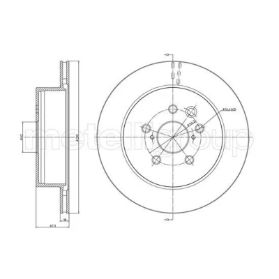Imagen de Disco de freno METELLI 23 1541C