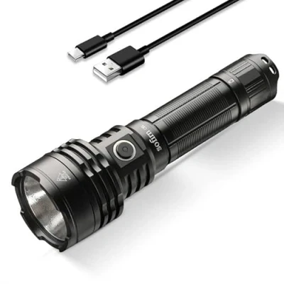 Imagen de Sofirn C8L linterna LED 3100 lúmenes, tipo C, recargable, superbrillante, con potente táctica para búsqueda doméstica, al aire libre, camping, senderismo, montañismo