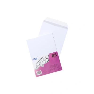 Imagen de Bantex Sobres DIN B5 (25 x 17,6 cm), 50 unidades, en paquete de plástico (blanco)