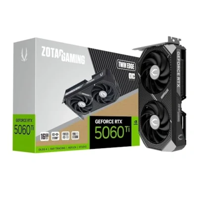 Imagen de ZOTAC VGA RTX 5060TI 16 GB Twin Edge OC GDDR7 Tarjeta Gráfica