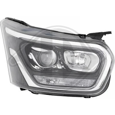 Imagen de DIEDERICHS 1457184 Faros derecha D5S, H11 Xenón con luz diurna (LED) servomotor para reg. alcance luces FORD: Transit V363 Furgón
