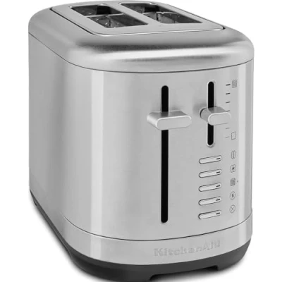 Imagen de KitchenAid Tostadora de Pan con Doble Ranura Ancha Para Diferentes Tipos y Tamaños 7 Niveles Tostado Acero Inoxydable