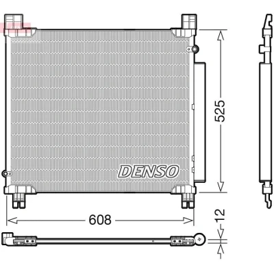 Imagen de DENSO DCN50050 Condensador con secador R 134 a TOYOTA: Hilux VIII Pick up