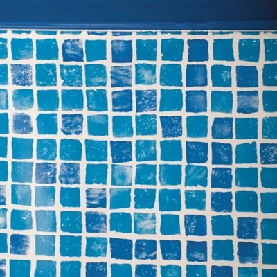 Imagen de Liner para Piscinas Redondas, 460 x 120 cm (Largo Alto), Sistema Overlap, Color Azul Gre 770398