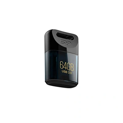 Imagen de Silicon Power Jewel J06 Memoria USB 3.0 de 64 GB, Mini, Color Azul Profundo