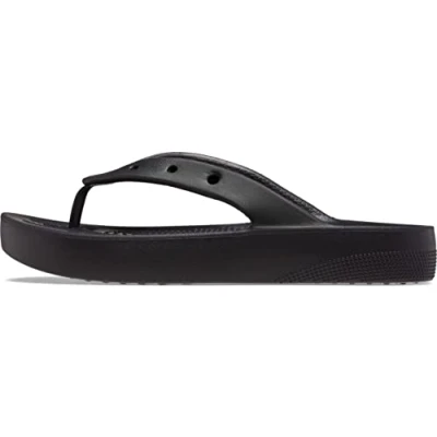 Imagen de Crocs Classic Platform Flip W, Chanclas Mujer, Negro (Black), 42/43 EU