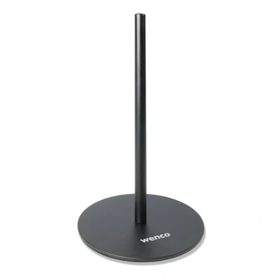Imagen de wenco Portarrollos de Cocina Acero Elegante Soporte para Rollos comunes Estable Papel con fácil Montaje Diseño Duradero Cualquier Cocina, Color Negro
