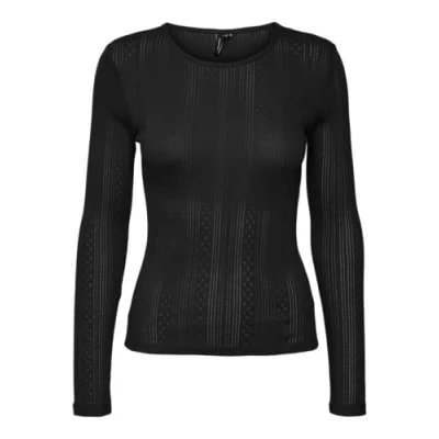 Imagen de Vero Moda Vmlisa Camiseta de manga larga, Mujer, Talla: Small, Black