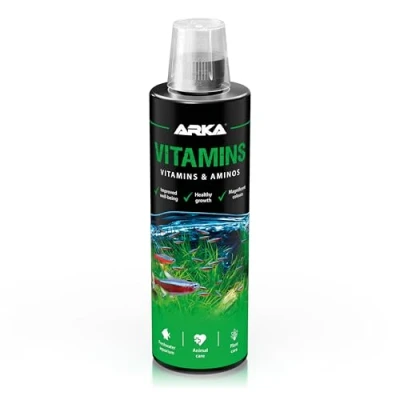 Imagen de Cura vitamínica para Peces ARKA Vitamins 473 ml multivitaminas con aminoácidos refuerza Sistema inmune, vitalidad &amp; Color acuarios de Agua Dulce biológicamente Disponible