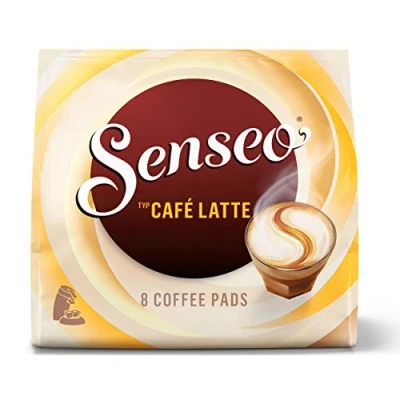Imagen de Senseo Café Latte, Monodosis de con Leche, Nueva Receta, 8 Unidades