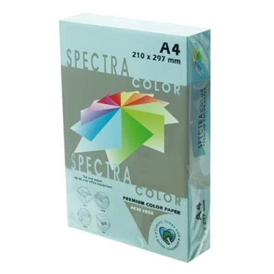Imagen de Spectra BL120 Papel color, paquete 500 hojas, A4, azul pastel