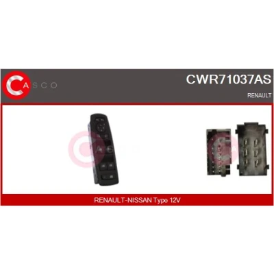 Imagen de CASCO CWR71037AS Interruptor, elevalunas lado del conductor RENAULT: Fluence, MEGANE 3, 3 Coupe