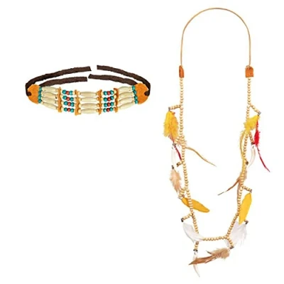 Imagen de Boland 44152 Native American Disfraz de india, multicolor, talla única (44152)