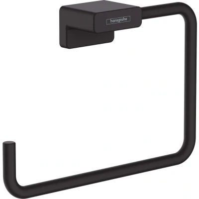 Imagen de hansgrohe AddStoris Toallero de baño aro, negro mate, 41754670